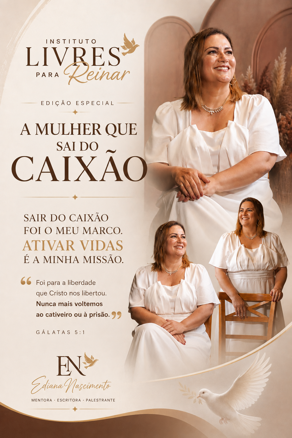 Ediana Nascimento, A Mulher que Saiu do Caixão